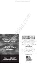 Bulldog Security 1402 Installation Manual