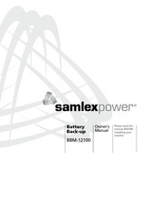 Samlexpower BBM-12100 Owner's Manual