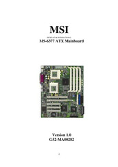 MSI MS-6377 Manual