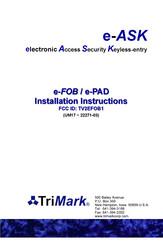 TriMark e-FOB Installation Instructions Manual