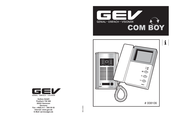 GEV 008106 Manual