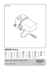 Grohe Ondus 36078 000 Manual