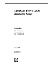 Gatan UltraScan 895 Manual