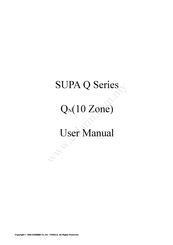 Supa Q Series User Manual