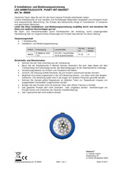 Heitronic 49609 Installation And Operating Instructions Manual
