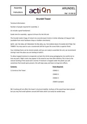 Action JE2071 Assembly Instructions Manual