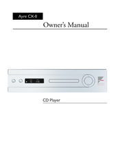 Ayre CX-8 Owner's Manual