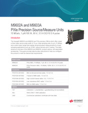 Keysight Technologies M9603A Configuration Manual