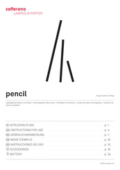 Zafferano pencil Instructions For Use Manual