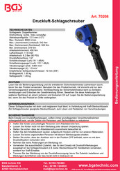 BGS technic BGS 70208 Instruction Manual