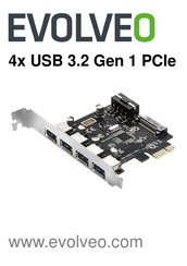 Evolveo KAE-4x-USB-PCIe Manual