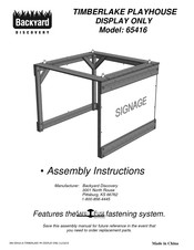 Backyard Discovery 65416 Assembly Instructions Manual