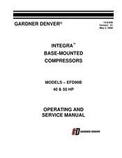 Gardner Denver 50 HP Operating And Service Manual