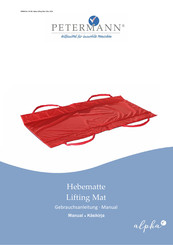 Petermann Alpha Lifting Mat Manual