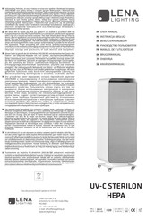 Lena Lighting UV-C Sterilon Hepa User Manual