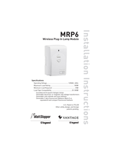 LEGRAND Wattstopper Vantage Miro MRP6 Installation Instructions Manual