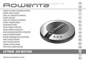 Rowenta Extrem'Air Motion Quick Start Manual