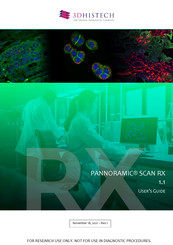 3DHISTECH PANNORAMIC SCAN RX 1.1 User Manual