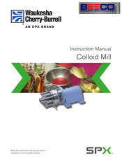 SPX Waukesha Cherry-Burrell CM Instruction Manual
