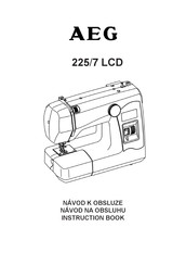 AEG 225/7 LCD Instruction Book