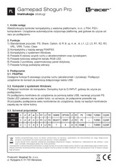 Tracer Gamepad Shogun Pro Instruction Manual