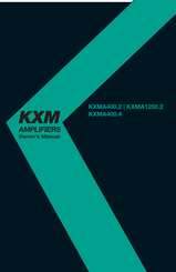 Kicker KXMA1200.2 Owner's Manual