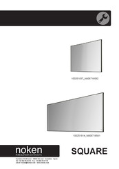 Porcelanosa noken SQUARE 100251837 N806718582 Manual