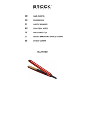 Brock HC 2002 RD Manual