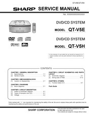 Sharp QT-V5E Service Manual