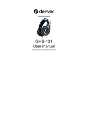 Denver GHS-131 User Manual