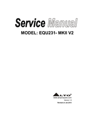 Alto EQU231- MKII V2 Service Manual