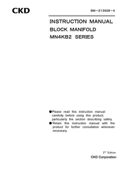 CKD MN4KB2 Series Instruction Manual