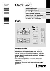 Lenze L-force EWS0006 Mounting Instructions
