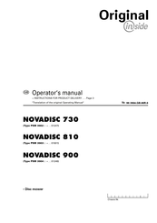 Pottinger Origianl inside NOVADISC 730 Operator's Manual