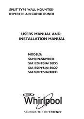 Whirlpool SIA90IN Manual