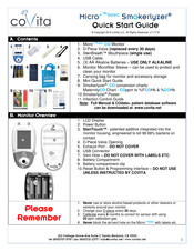 Covita Smokerlyzer Micro+ Quick Start Manual