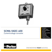 Parker SCMA-VADC-600 Operating Instructions Manual