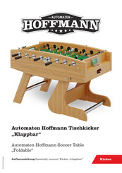 Sportime Automaten Hoffmann Kicker Foldable Assembly Manual