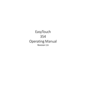 EasyTouch 354 Operating Manual