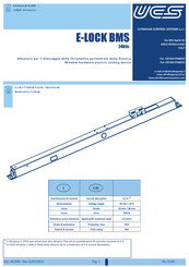 UCS E-LOCK BMSline User Manual