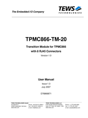 Tews Technologies TPMC866-TM-20 User Manual