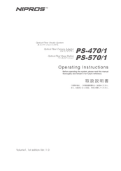 NIPROS PS-470/1 Operating Instructions Manual
