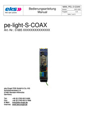 eks pe-light-S-COAX Manual