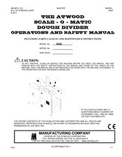 Atwood SCALE-O-MATIC S302 Operation And Safety Manual