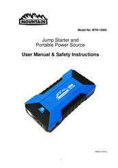 Mountain MTN-12000 User Manual  & Safety Instructions