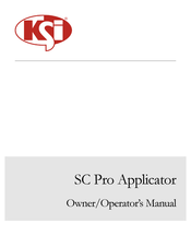 KSI SC Pro Owner's/Operator's Manual