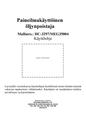 IKH MEG35004 Operation Manual