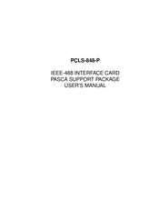 Advantech PCLS-848-P User Manual