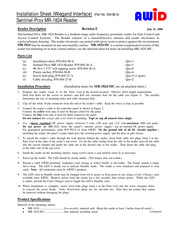 AWID SENTINEL-PROX MR-1824 Installation Sheet