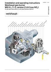 Weishaupt WG10 1-C Series Installation And Operating Instructions Manual